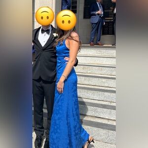 Runaway The Label- PRETORIA MAXI DRESS- blue